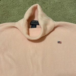 Ralph Lauren Polo Jeans Company pink turtleneck sweater, Size L